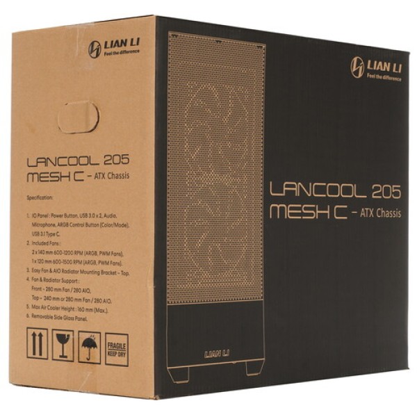 Корпус LIAN LI LANCOOL 205 MESH [G99.OE764CW.R0] белый