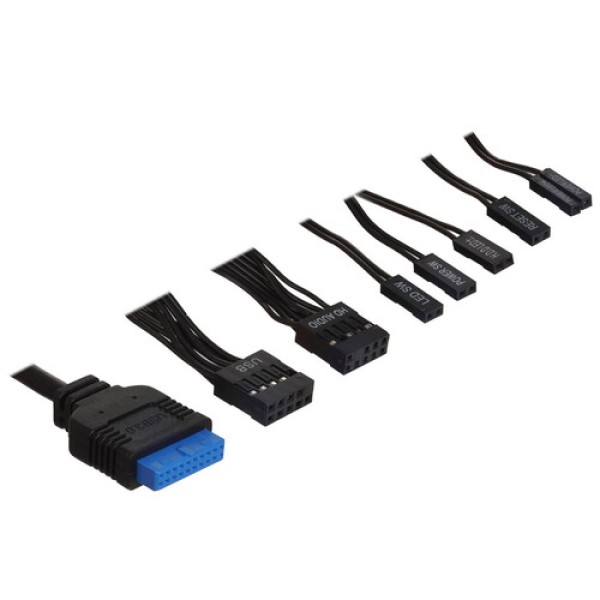 Корпус 1STPLAYER X1 [X1-WH-3F1-W] белый