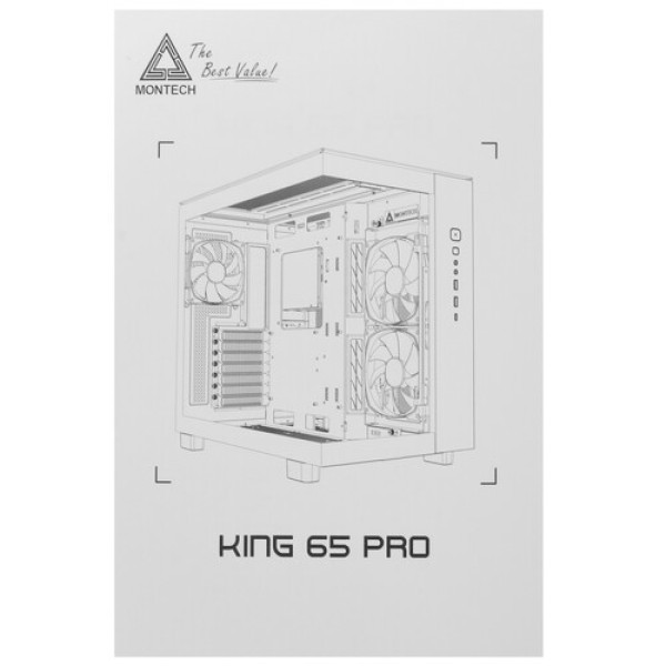 Корпус MONTECH KING 65 PRO [King 65 Pro (W)] белый