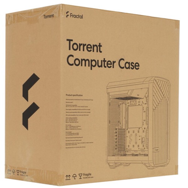 Корпус Fractal Design Torrent RGB White TG [FD-C-TOR1A-07] белый