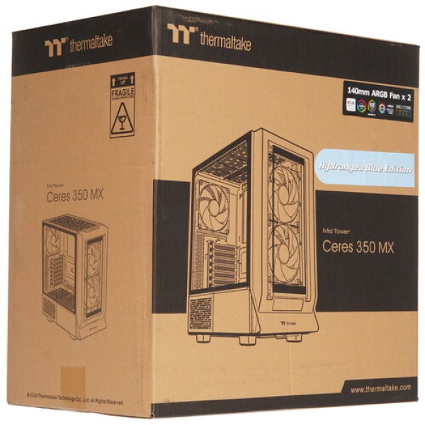 Корпус Thermaltake Ceres 350 MX Hydrangea Blue [CA-1Z3-00MFWN-00] голубой