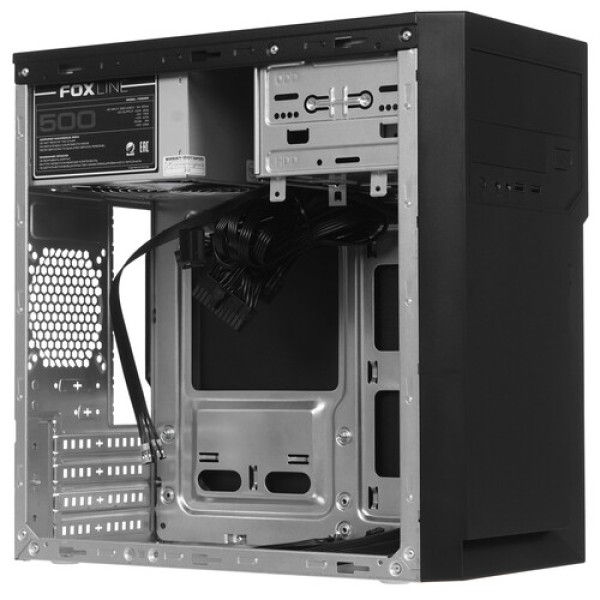 Корпус Foxline FL-702 [FL-702-FZ500R] черный