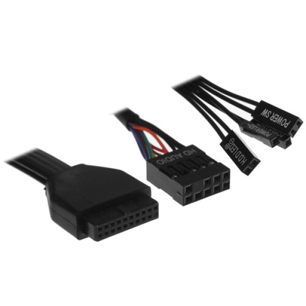 Корпус Foxline FL-1001 [FL-1001-TFX300S] черный
