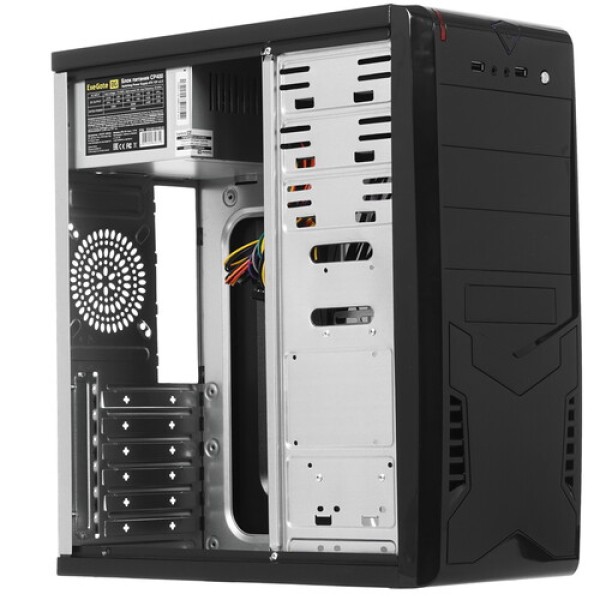 Корпус ExeGate CP-601-CP400 [4895205102675] черный