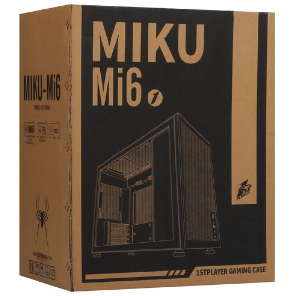 Корпус 1STPLAYER MIKU Mi6 EV White [Mi6-EV-WH] белый
