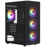 Корпус 1STPLAYER FD3-M [FD3-M-BK-4F1] черный