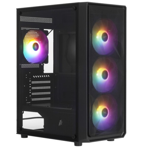 Корпус 1STPLAYER FD3-M [FD3-M-BK-4F1] черный