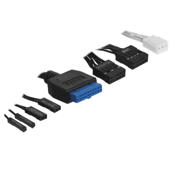 Корпус 1STPLAYER D3-B [D3-B-WH-2F1P-W-1F1-W] белый