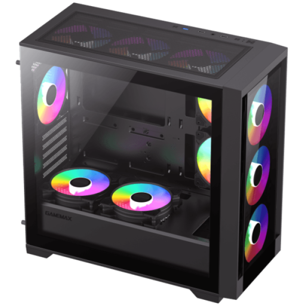 Корпус GameMax Defender TG [ГС-00007430] черный