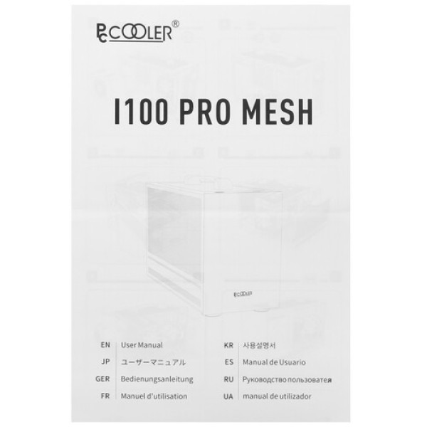 Корпус PCCooler I100 PRO MESH WH [C3-A110WHP0-GL] белый