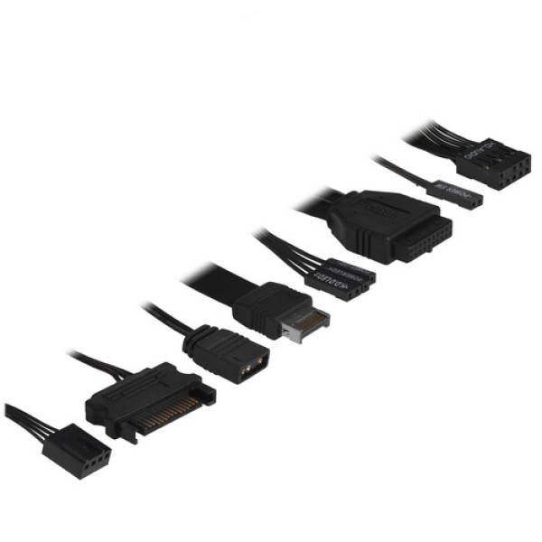 Корпус GIGABYTE C301 GLASS V2 [28300-GC301B-2CKR] черный