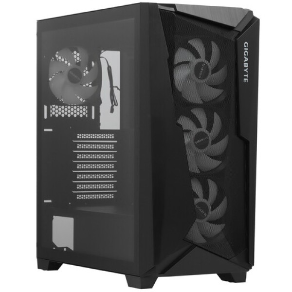 Корпус GIGABYTE C301 GLASS V2 [28300-GC301B-2CKR] черный