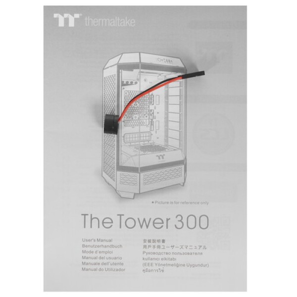 Корпус Thermaltake The Tower 300 Hydrangea Blue [CA-1Y4-00SFWN-00] голубой