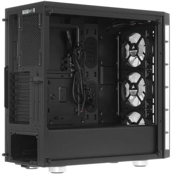 Корпус Corsair Crystal iCue 465X RGB [CC-9011188-WW] черный