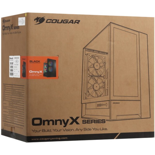 Корпус Cougar Omny X Black Midtower [OmnyX Black] черный