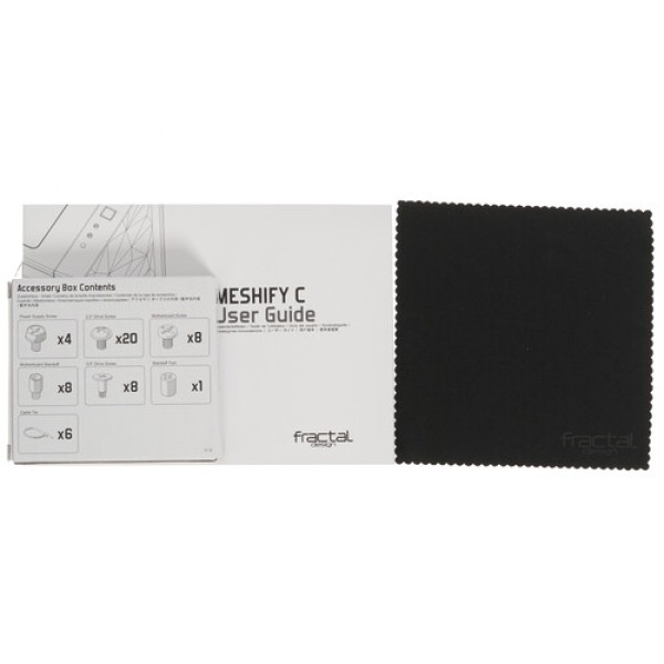 Корпус Fractal Design Meshify C Black - TG [FD-CA-MESH-C-BKO-TGL] черный