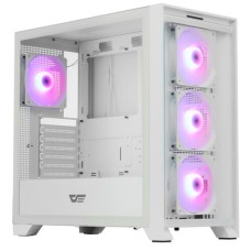Корпус DarkFlash DRX90 [DC-DRX90 GLASS-W-HQ4] белый