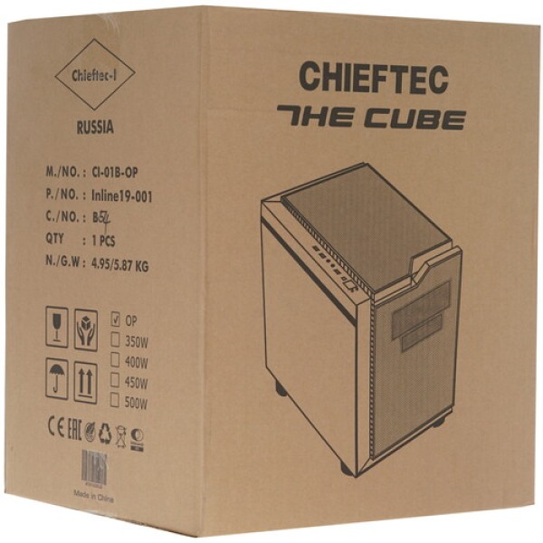 Корпус Chieftec Cube [CI-01B-OP] черный