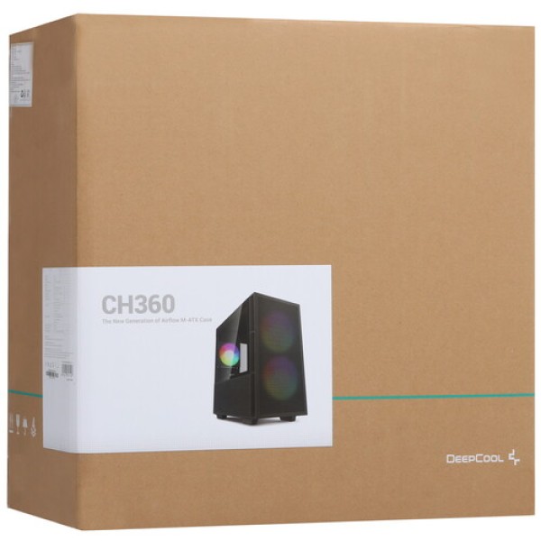 Корпус DEEPCOOL CH360 [R-CH360-BKAPE3-G-1] черный