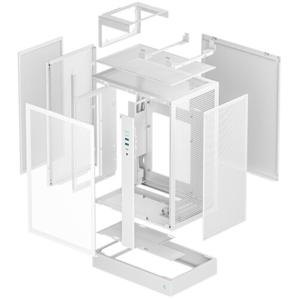 Корпус DEEPCOOL CH170 PLUS WH [R-CH170-WHNGM0-G] белый
