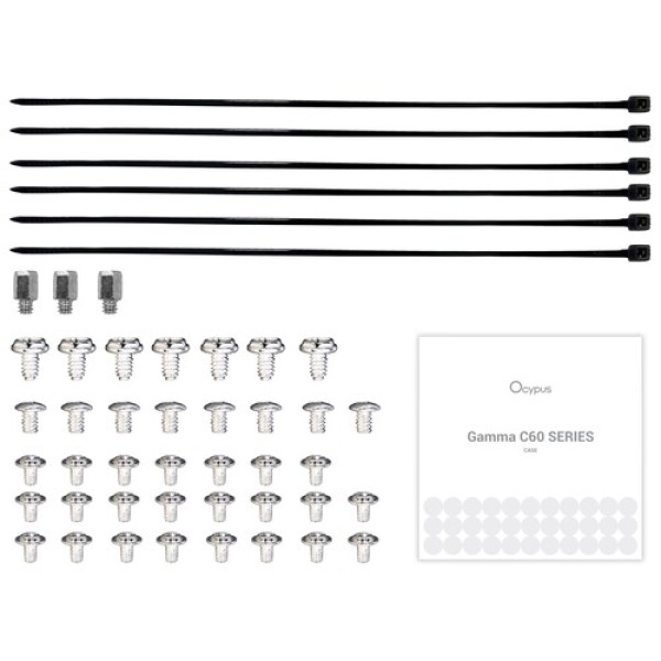 Корпус Ocypus Gamma C60 [Gamma-C60-WHG000XX-GL] белый