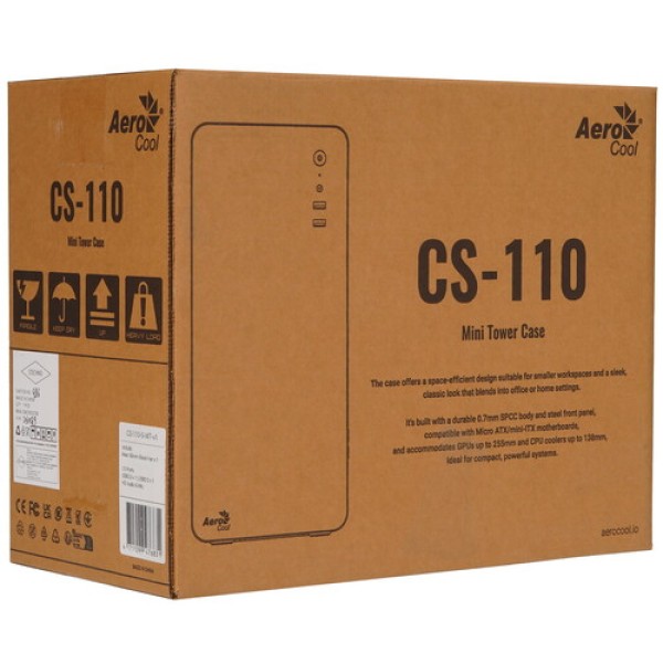 Корпус AeroCool CS110 White [ACCS-PC18014.21] белый