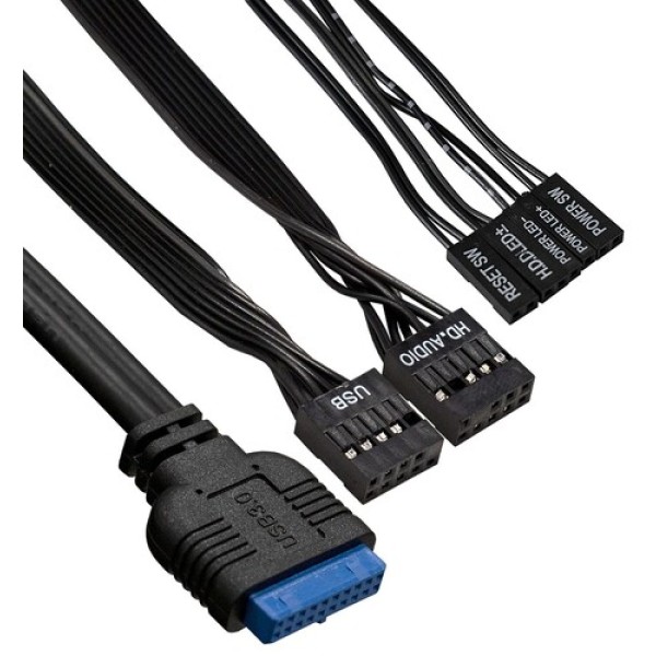 Корпус ExeGate BAA-114U2-AAA350 [EX292357RUS] черный
