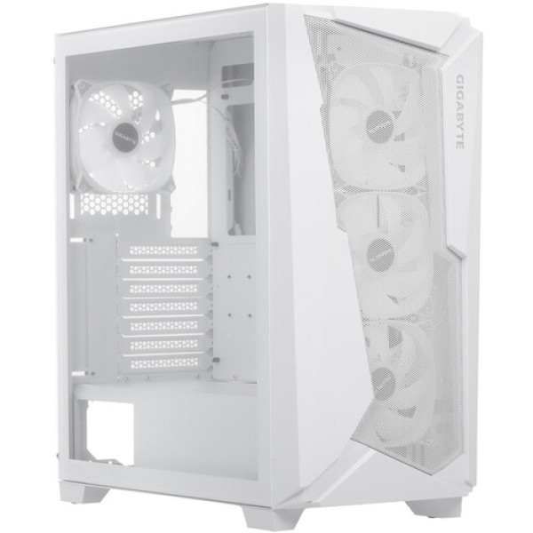 Корпус GIGABYTE C301 GLASS WHITE V2 [GB-C301GW] белый