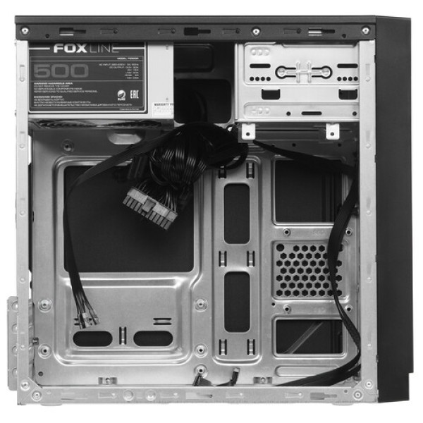 Корпус Foxline FL-702 [FL-702-FZ500R] черный