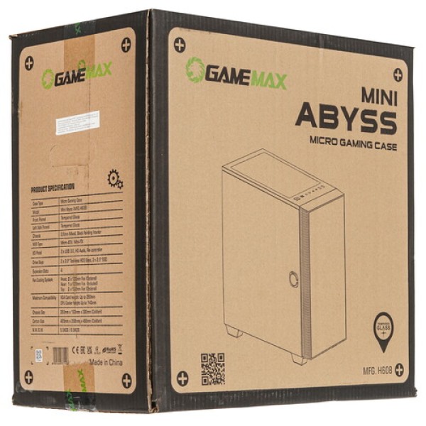 Корпус GameMax Mini Abyss H608 черный