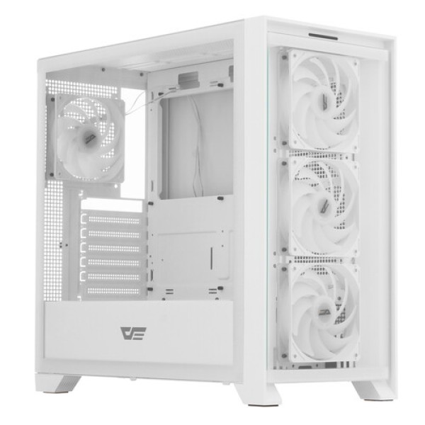 Корпус DarkFlash DRX90 [DC-DRX90 GLASS-W-HQ4] белый