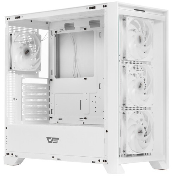 Корпус DarkFlash DRX90 [DC-DRX90 GLASS-W-HQ4] белый
