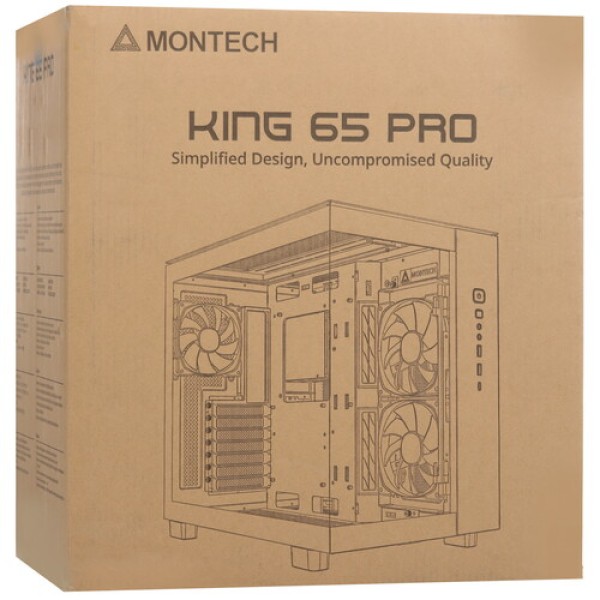 Корпус MONTECH KING 65 PRO [King 65 Pro (W)] белый