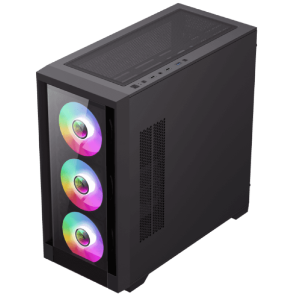 Корпус GameMax Defender TG [ГС-00007430] черный