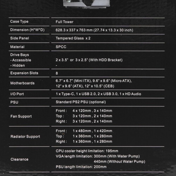 Корпус Thermaltake AH T600 [CA-1Q4-00M1WN-00] черный