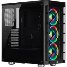 Корпус Corsair Crystal iCue 465X RGB [CC-9011188-WW] черный