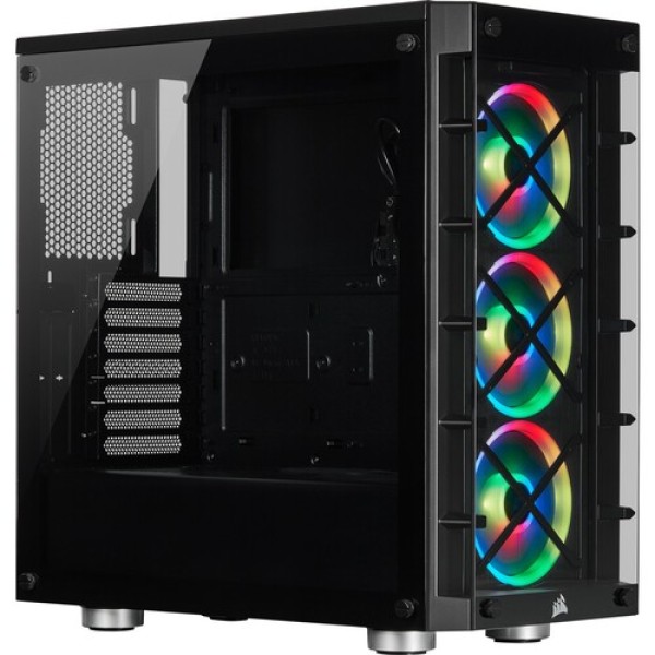 Корпус Corsair Crystal iCue 465X RGB [CC-9011188-WW] черный