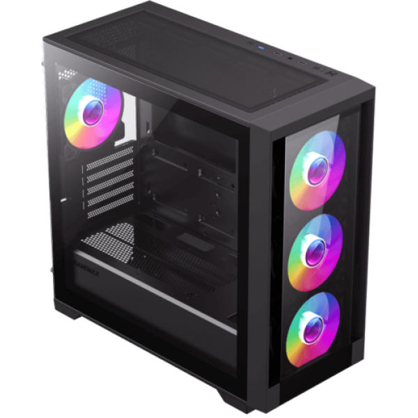 Корпус GameMax Defender TG [ГС-00007430] черный