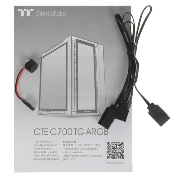 Корпус Thermaltake CTE C700 TG ARGB [CA-1X7-00F1WN-01] черный