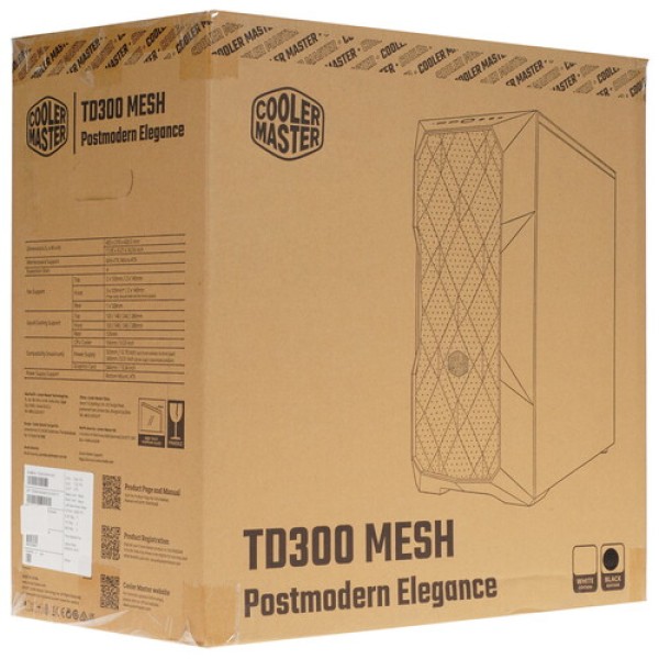Корпус Cooler Master MasterBox TD300 Mesh [TD300-KGNN-S00] черный