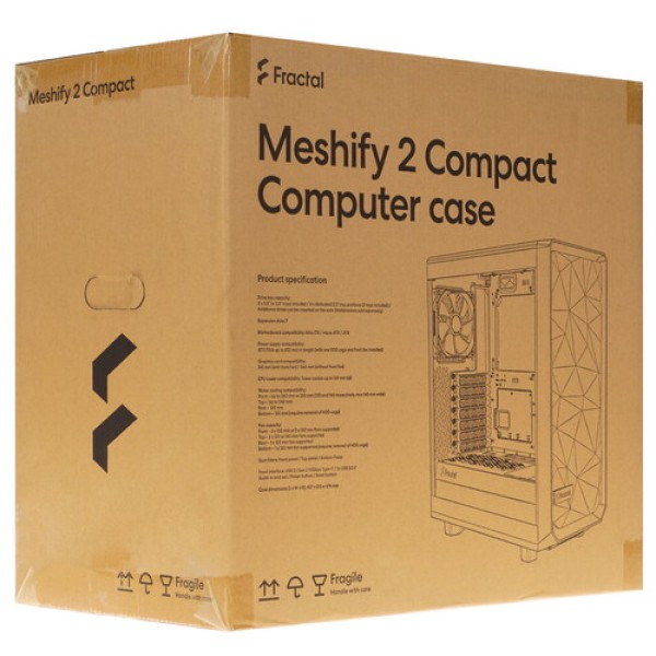 Корпус Fractal Design Meshify 2 Compact RGB [FD-C-MES2C-06] черный