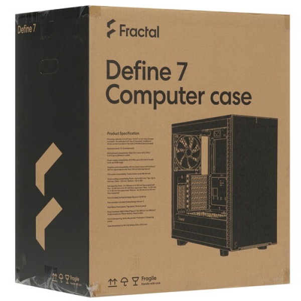 Корпус Fractal Design Define 7 Clear TG [FD-C-DEF7A-05] черный