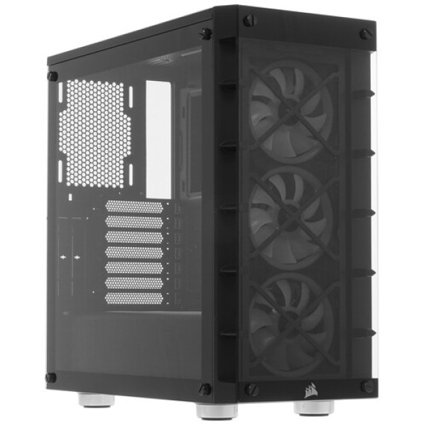 Корпус Corsair Crystal iCue 465X RGB [CC-9011188-WW] черный