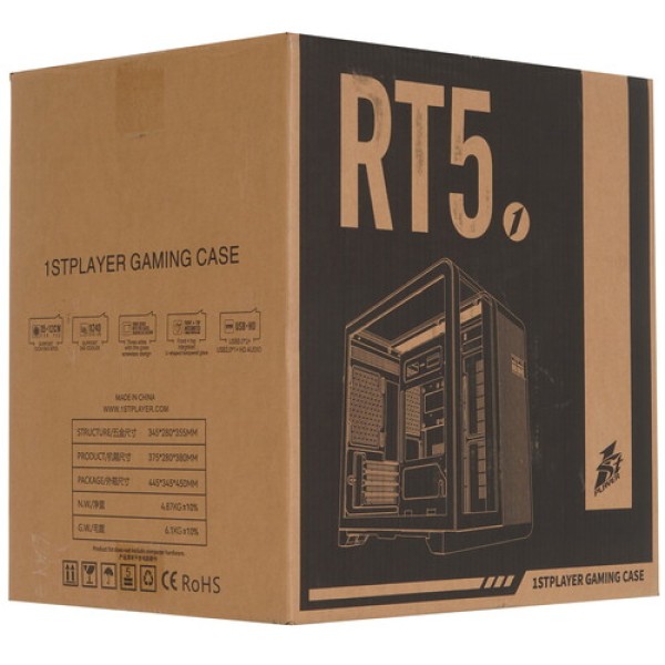 Корпус 1STPLAYER RT5 [RT5-BK] черный