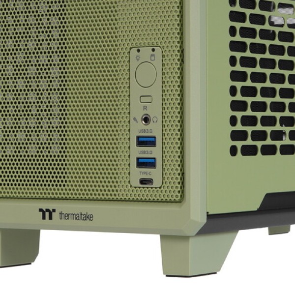Корпус Thermaltake TR100 [CA-11A-00SENN-00] зеленый
