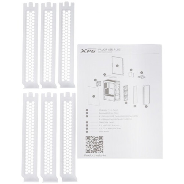 Корпус XPG VALOR AIR PLUS [VALORAIRPLUSMTA-WHCWW] белый