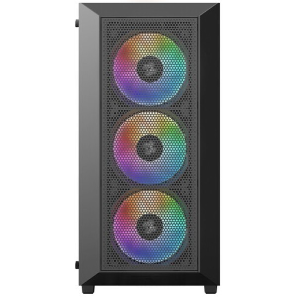 Корпус XASTRA A406 4ARGB [A406-4FC12A] черный
