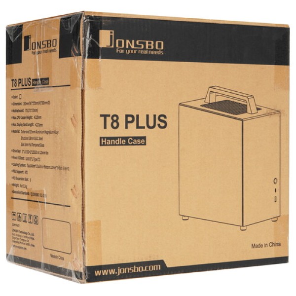 Корпус JONSBO T8 PLUS [T8PLUSBlack] черный
