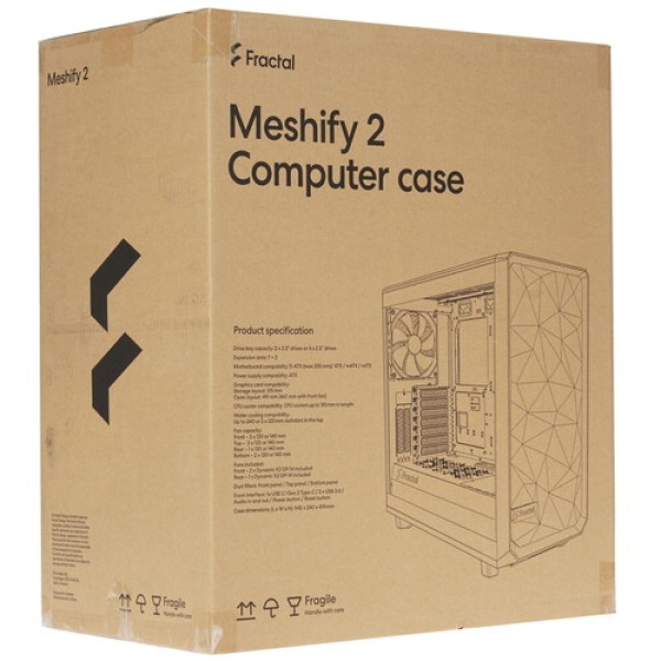 Корпус Fractal Design Meshify 2 [FD-C-MES2A-01] черный