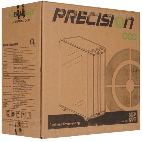 Корпус GameMax Precision 2 White [ЦБ-00014492] белый